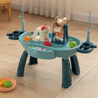 Tots’n’Trout - Multifunktionale Fischspielplattform für Kinder Montessori-Spielzeug – Riesenrad Blau