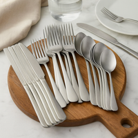 Adrian | 40-teilige Edelstahl-Essgeschirrkollektion – Silber