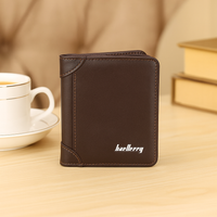 PU-Leder Trifold-Geldbörse – Vintage-Stil mit 13 Kartenfächern & Münzfach mit Reißverschluss – Kaffee