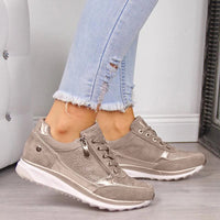 Chiara | Orthopädische Wanderschuhe – Beige