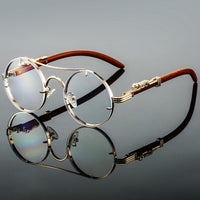 Pia | Auffallende Unisex-Sonnenbrille – Transparent