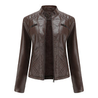 Viviana - Frauen Lederjacke – Kaffee