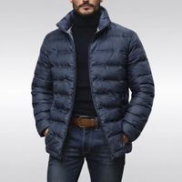 Ofer - Warme Und Elegante Daunen Jacke – Blau