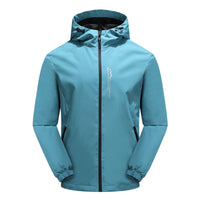 BERNHARD – Wasserdichte Outdoor-Jacke für den Herbst – Hellblau