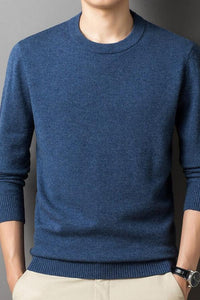 Louis | Kaschmirpullover – Blau