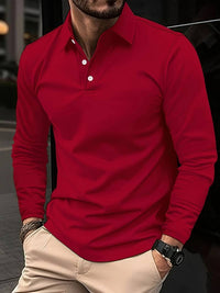 Bequemes Herren Hemd – Rot