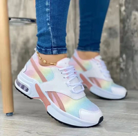 Heidi-Mode | Trendige Damenschuhe mit Orthopädischem Fußbett – Regenbogen
