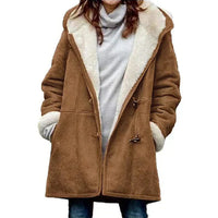 Petra | Stylische und bequeme Jacke mit Kapuze – Braun