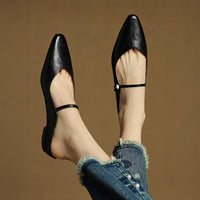 Damen Pantoletten im Slip-On-Stil – Schwarz
