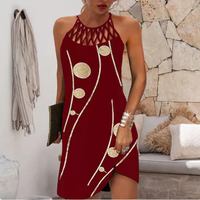 Clélie - Elegantes Minikleid – Rot