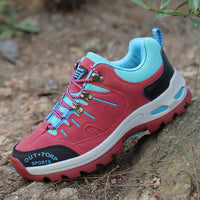 David | Leichte Wanderschuhe mit rutschfester Sohle – Pink