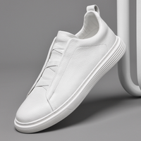 Stilvolle Lederschuhe – Weiß
