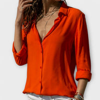 Mona - die perfekte Bluse – Orange