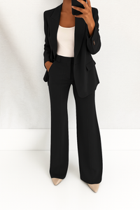 Celina | Stilvolles Sommer-Set – Schwarz