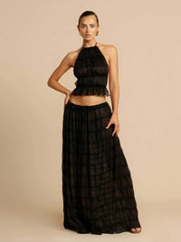 Yuna | Boho-Volant-Ensemble – Weiß