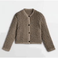Kostara | Strickjacke Weste – Braun