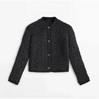 Kostara | Strickjacke Weste – Schwarz