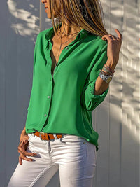 Elara | Elegante Bluse für Festlichkeiten – Grün