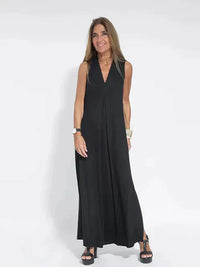 Olivia - Casual Elegant Kleid – Schwarz
