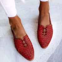 Elegante Damen-Mokassins für den Sommer – Bequeme und stilvolle Loafer für warme Tage – Rot