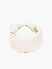Elegante Damenhandtasche aus praktischem veganem Leder – Creme
