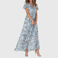 Elegantes Damenkleid für den Sommer – Figurschmeichelndes Design für jeden Anlass – Blau