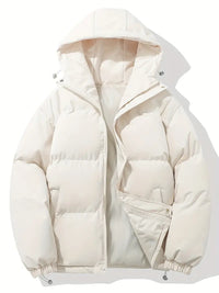 Aniyah | Winterjacke mit Kapuze und Reißverschluss – Beige
