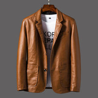 Trendige Lederjacke Davids™ – Braun
