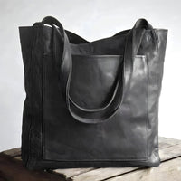 Hochwertige Damen Ledertaschen - Handgemacht – Schwarz