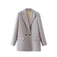 Elegante Damen-Blazer für Büro und Freizeit - Business Profesional – Grau