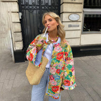 Saylynn | Stilvolle Frühlingsjacke – Blume
