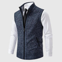 Louis | Elegante Herren-Strickweste – Blau