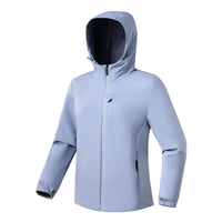 Jessika | Funktionale Softshell Jacke mit Kapuze – Blau