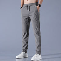 Herren Lange Casual Stretch Golfhose – Dunkelgrau