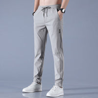 Herren Lange Casual Stretch Golfhose – Grau