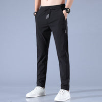 Herren Lange Casual Stretch Golfhose – Schwarz
