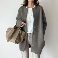 Ruperta - Elegante Strickjacke – Grau