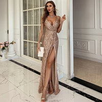 Brigitta | Elegantes goldenes Geburtstagskleid – Gold