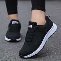 Ergonomische Freizeitschuhe für Damen – Schwarz