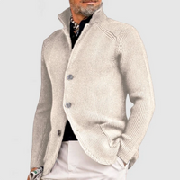 RAPHAEL · GRÜN CARDIGAN – Weiß