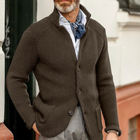 RAPHAEL · WEIß CARDIGAN – Kaffee