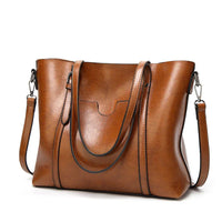 Klara | Luxuriöse Lederhandtasche – Braun