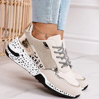 Mara - Bequeme Turnschuhe – Gold