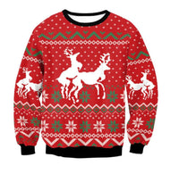 Herren Gemütlich Strickpullover | Weihnachten – Rot