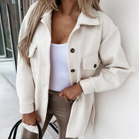Emilia - Stilvolle Frühlingsjacke – Weiß