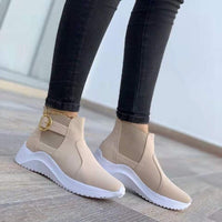 Qoanithia | Frauen Turnschuhe – Aprikose