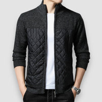 Marbles | Quilted Knit Jacket – Schwarz