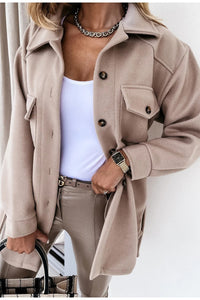 Emilia - Stilvolle Frühlingsjacke – Beige