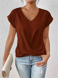 Daniela | Lässiges T Shirt – Ziegelrot