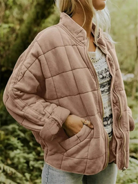 Willice | Übergroße, dicke Jacke für Frauen – Khaki